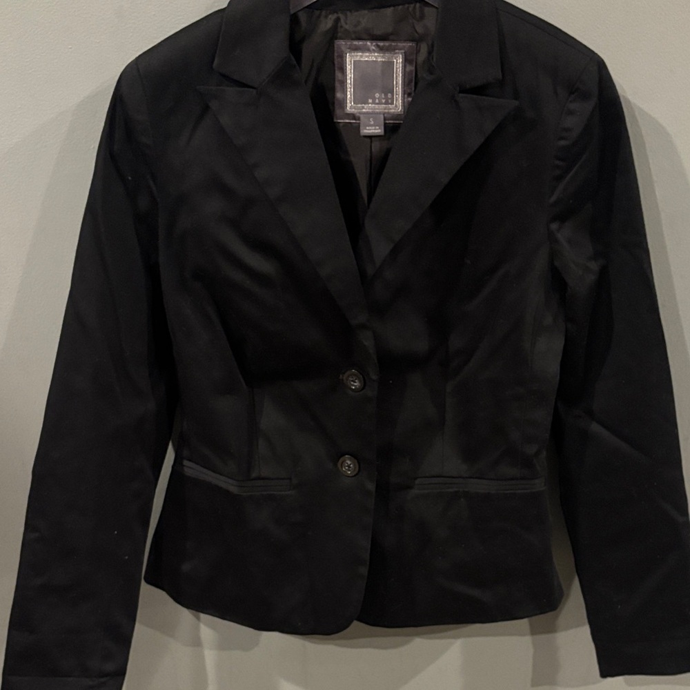 Old Navy Women's Elegant Black Suit Jacket